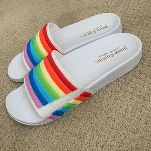 Juicy Couture Rainbow Slides